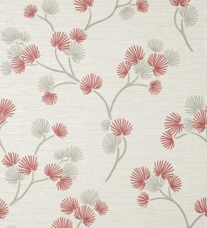 Papel pintado de flores japonesas amarillas Evolet Garden 682376