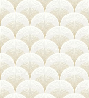 Papel pintado geométrico Art déco color dorado Aiden Nouveau 682577