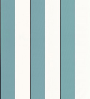Papel pintado de rayas tonos azules con líneas finas negro Diana Stripes 682585
