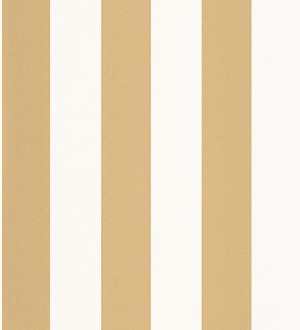 Papel pintado rayas oro y blanco con textura rugosa Amelia Stripes 682589