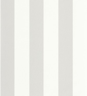 Papel pintado rayas aluminio blanco con textura rugosa Amelia Stripes 682592