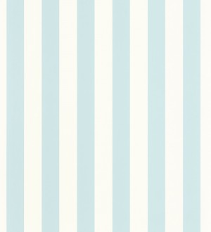 Papel pintado rayas finas celestes y blanca con textura Marlene Stripes 682600