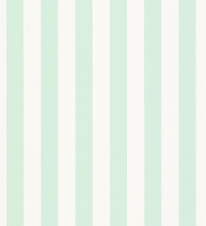 Papel pintado rayas finas verde agua y blanco con textura Marlene Stripes 682602