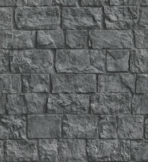 Papel pintado muro de ladrillos en piedra natural con textura Zion Fortress 682654