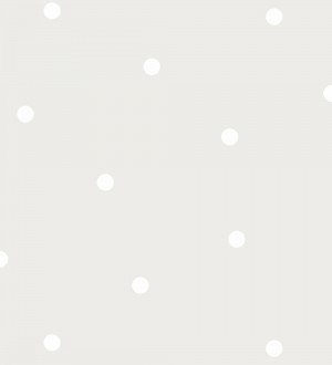 Papel pintado infantil de lunares topos blanco fondo gris Diago 682675