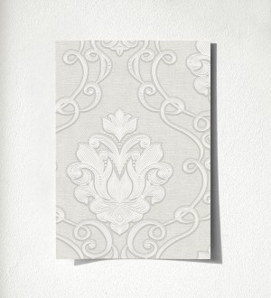 Papel pintado de damascos victorianos en relieve con estilo neobarroco Adamo 500682402