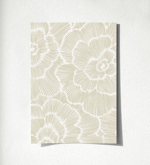 Papel pintado de flores grandes Dublin Flowers 500682523