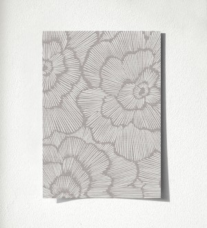 Papel pintado de flores grandes Dublin Flowers 500682524