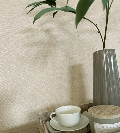 Papel pintado efecto textil con textura alto relieve y sutiles destellos Milano Legacy Textile 682865