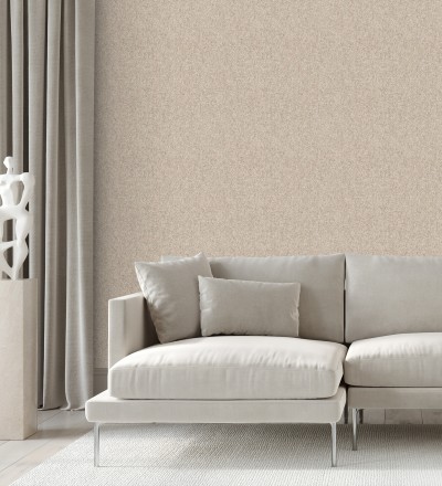 Papel pintado imitación tela con relieves y efectos metalizados Milano Legacy Textile 682867