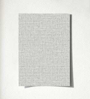 Papel pintado efecto textil con textura alto relieve color blanco roto perlado Fabrizio Textile 500682864