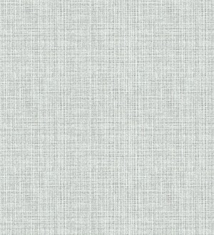 Papel pintado tejido de lino tonos grises y blancos con textura London Textile 682507