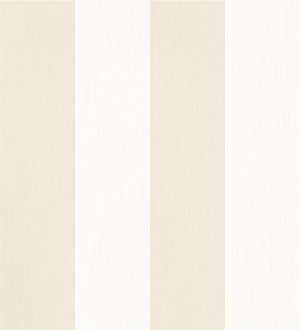 Papel pintado vinílico de rayas anchas beige y blancas Raya Devon Vinyl 680247