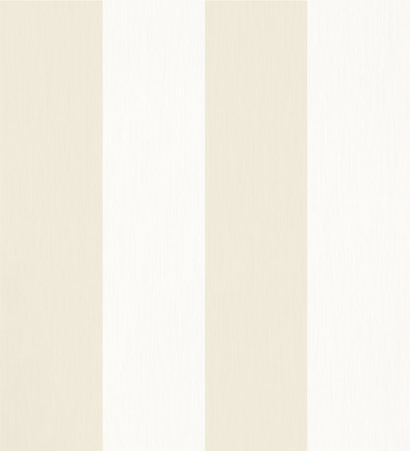 Papel pintado vinílico de rayas anchas beige y blancas Raya Devon Vinyl 680247