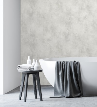 Papel pintado muro de cemento color gris Berlin 128799