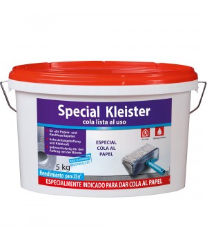 Cola lista al uso especial para aplicar al soporte del papel pintado Cola lista al uso Kleister 606