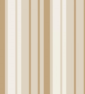 Papel pintado rayas desiguales ocre, blanco,beige pálido Raya Lesnar 421546