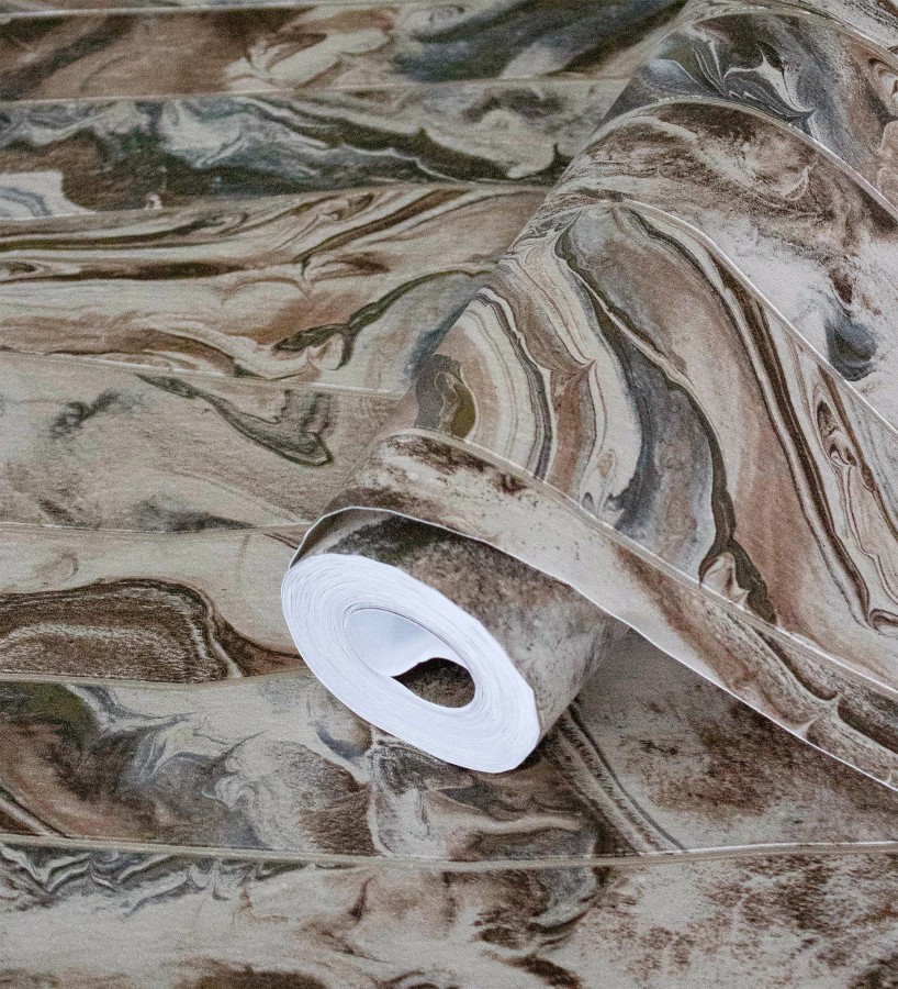 Papel pintado piedra de Ágata con relieves  Ionos Marble 681629