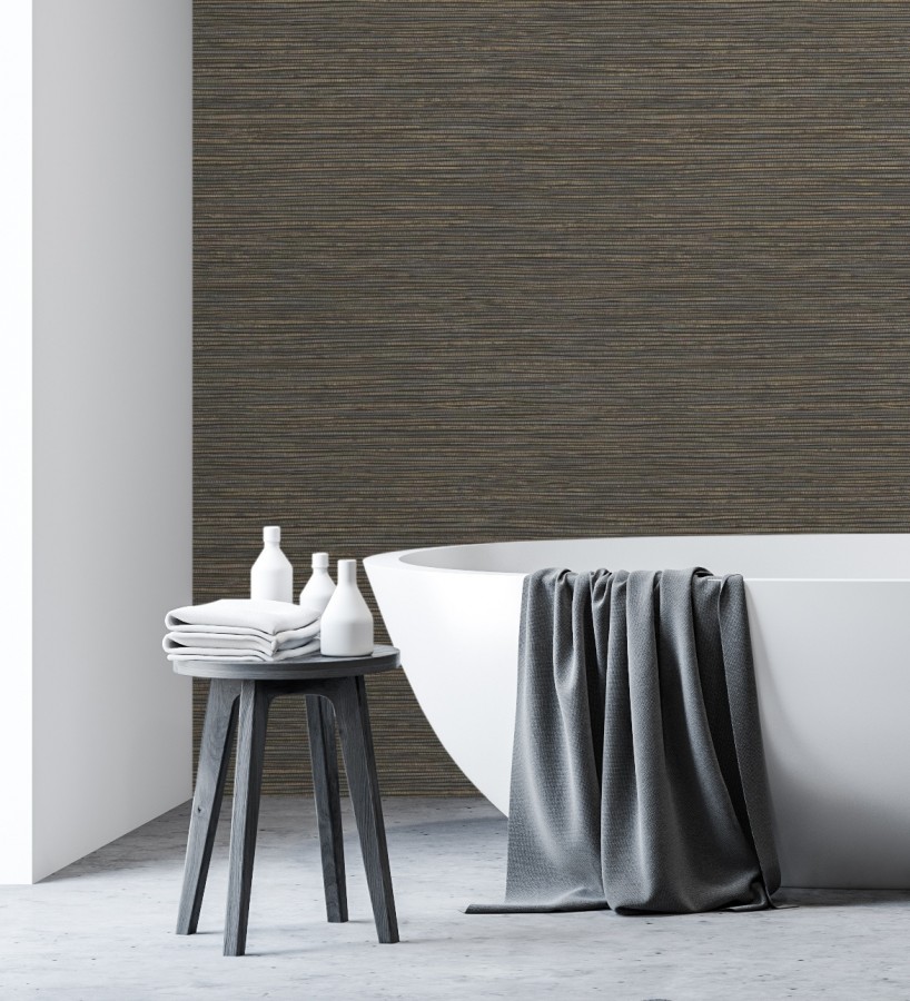 Papel pintado con textura de fibras de cáñamo fondo marrón oscuro  Sisay Texture 681833