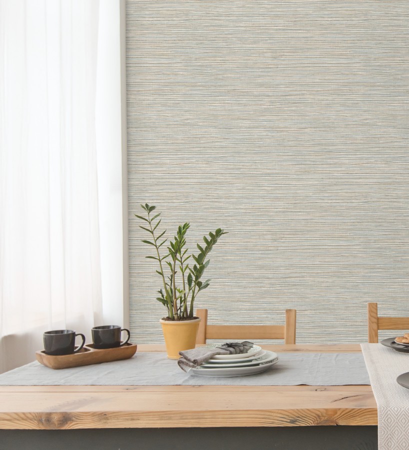 Papel pintado con textura de fibras de cáñamo fondo verde agua claro  Sisay Texture 681836