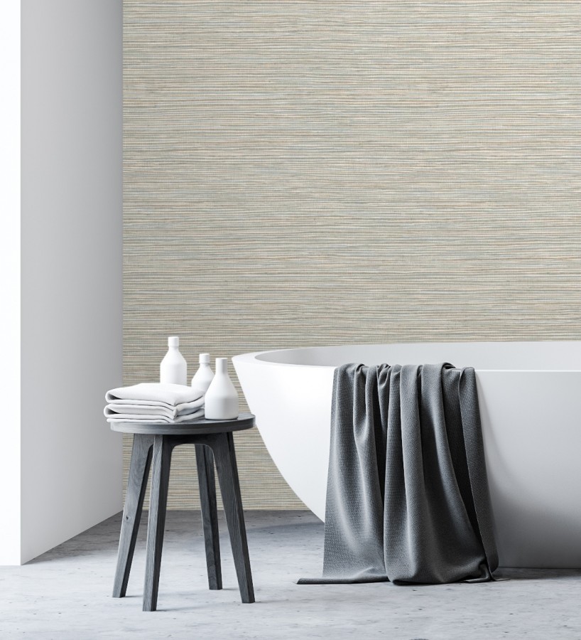 Papel pintado con textura de fibras de cáñamo fondo verde agua claro  Sisay Texture 681836