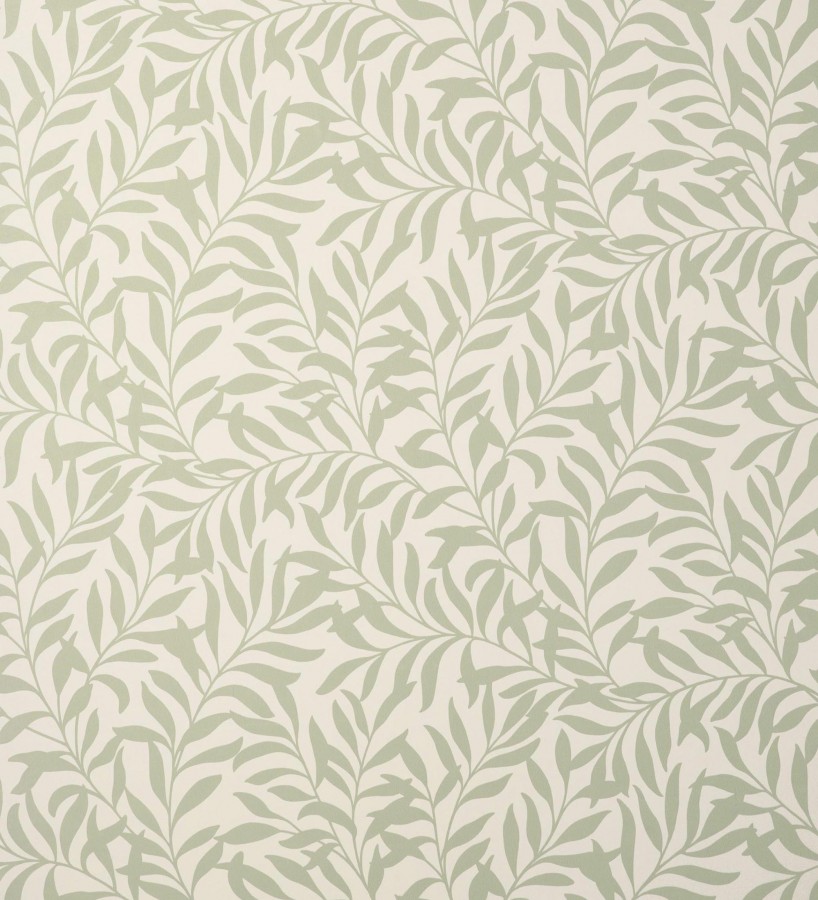 Papel pintado de hojas efecto nacarado fondo mate  Didier 681206