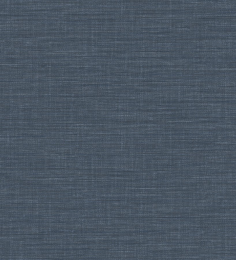 Papel pintado liso de fibras vegetales en tonos azules efecto nacarado  Nora Texture 681991