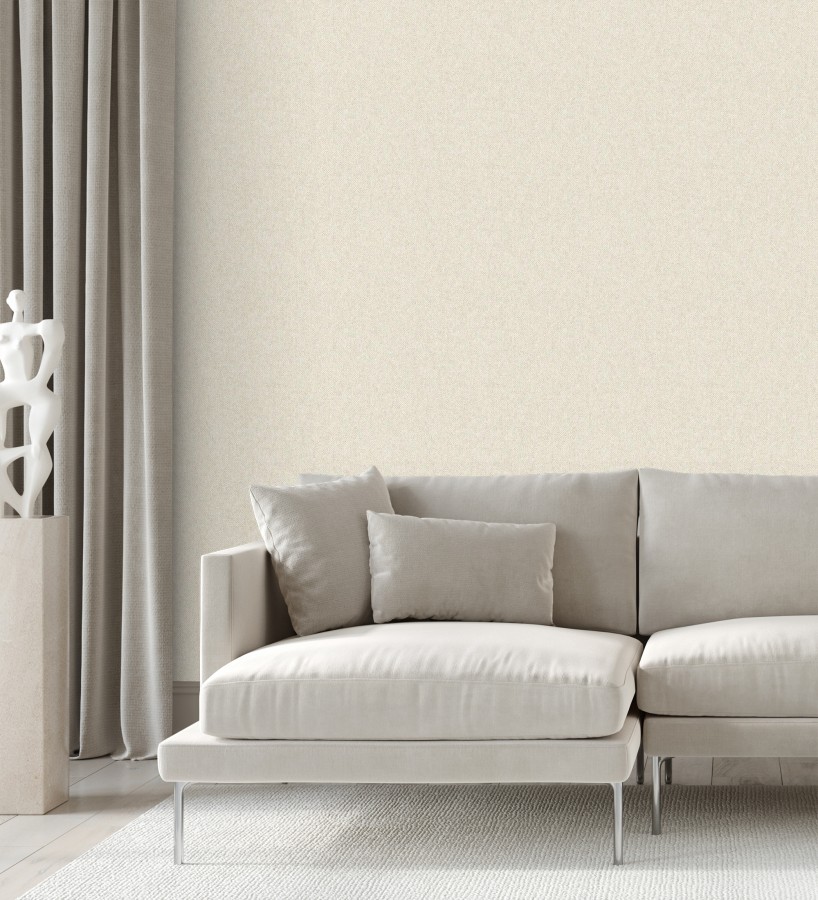 Papel pintado efecto textil con textura alto relieve y sutiles destellos  Milano Legacy Textile 682865