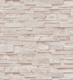 Papel pintado piedra pizarra minimalista color crema Austin Stone 127675