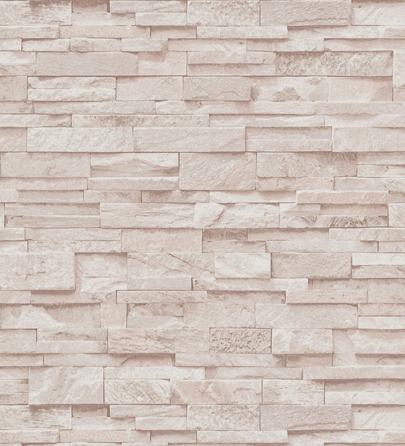 Papel pintado piedra pizarra minimalista color crema  Austin Stone 127675