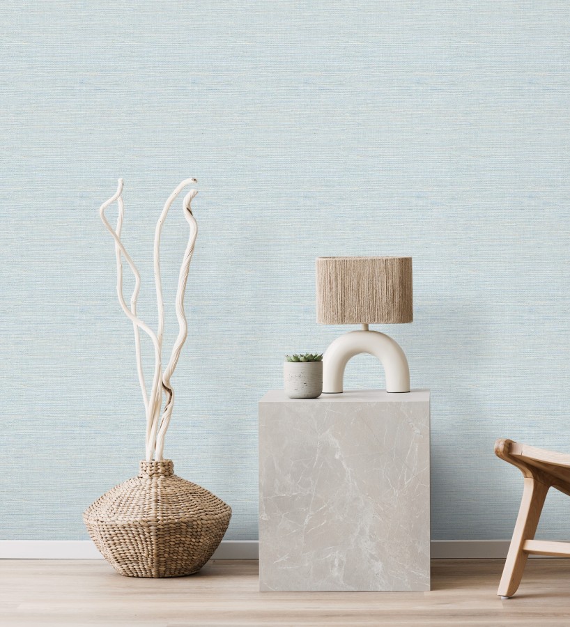 Papel pintado liso efecto fibra vegetal  Graham Hall 679780