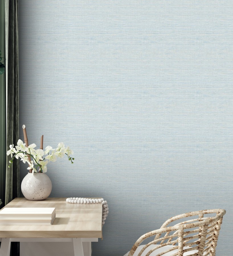 Papel pintado liso efecto fibra vegetal  Graham Hall 679780