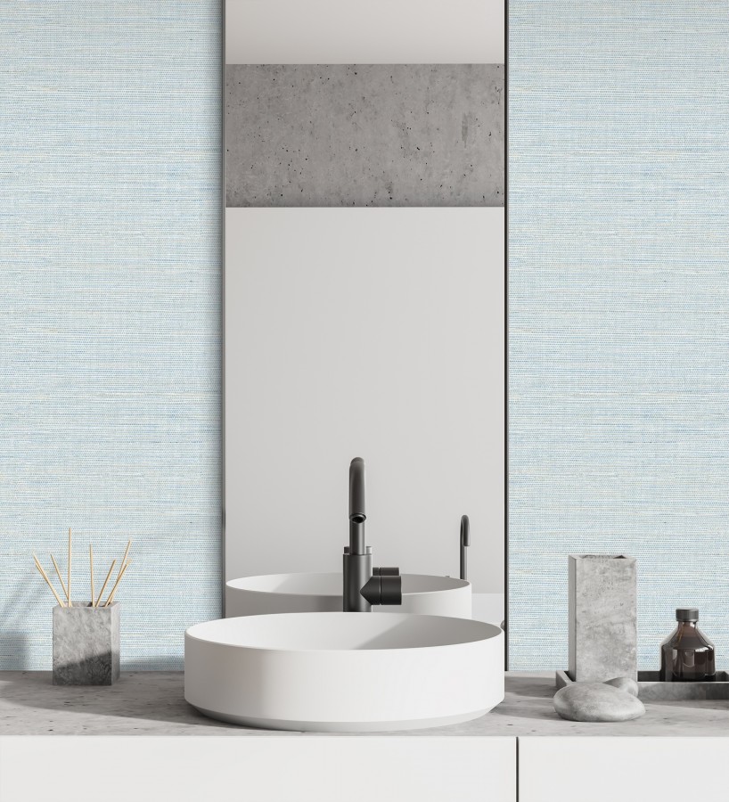Papel pintado liso efecto fibra vegetal  Graham Hall 679780