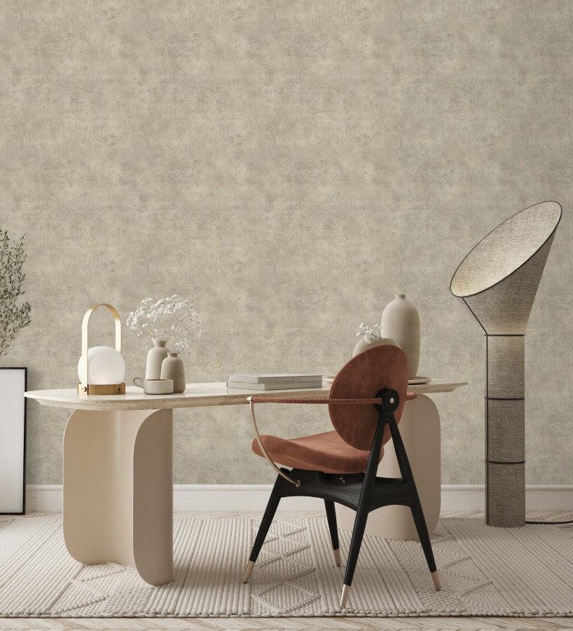 Papel pintado efecto de microcemento textura áspera  Mineral Shade 682764