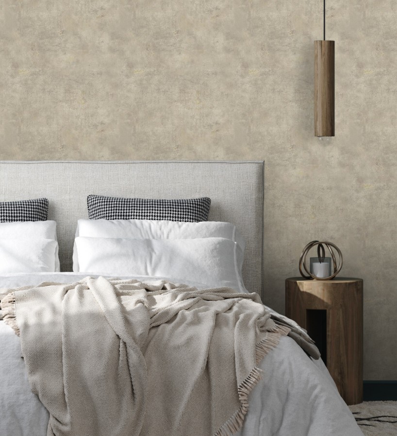Papel pintado efecto de microcemento textura áspera  Mineral Shade 682764