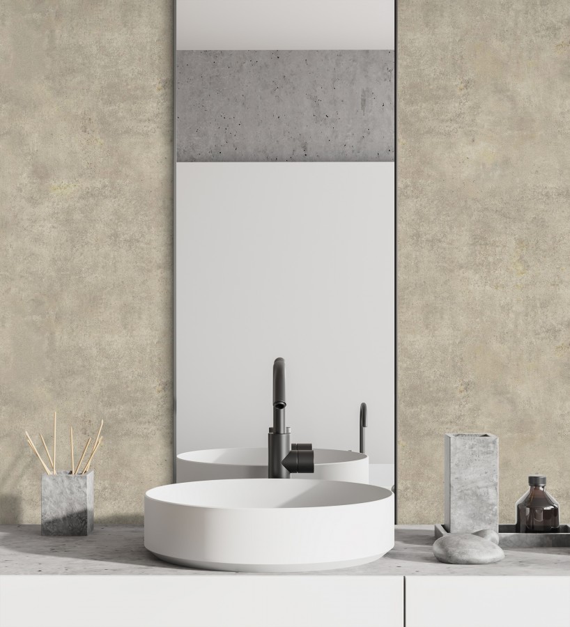 Papel pintado efecto de microcemento textura áspera  Mineral Shade 682764