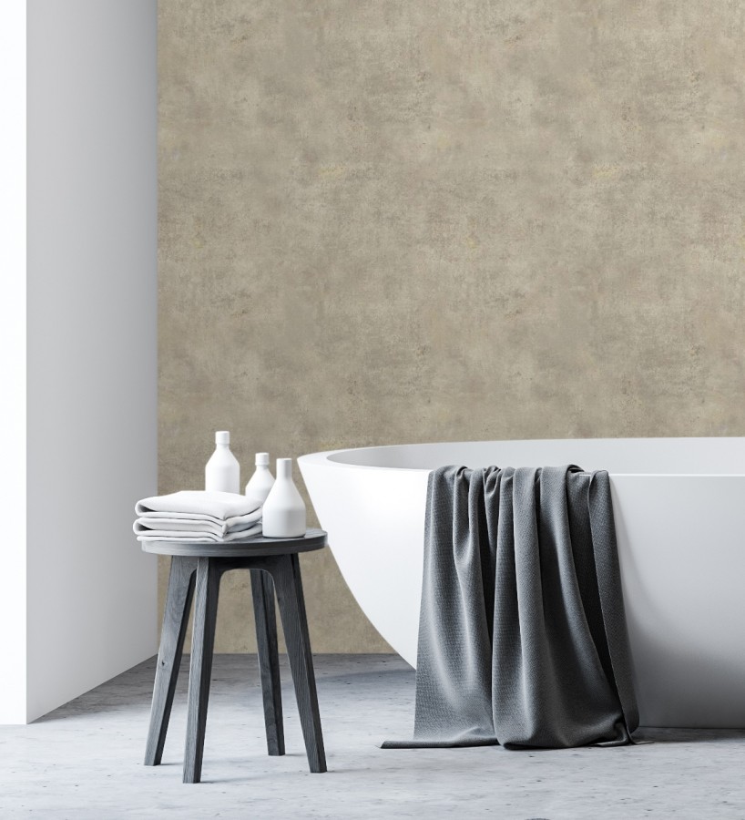 Papel pintado efecto de microcemento textura áspera  Mineral Shade 682764
