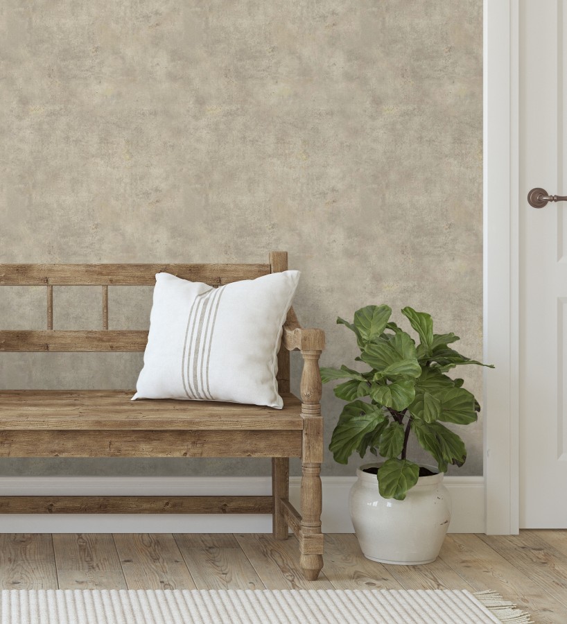 Papel pintado efecto de microcemento textura áspera  Mineral Shade 682764