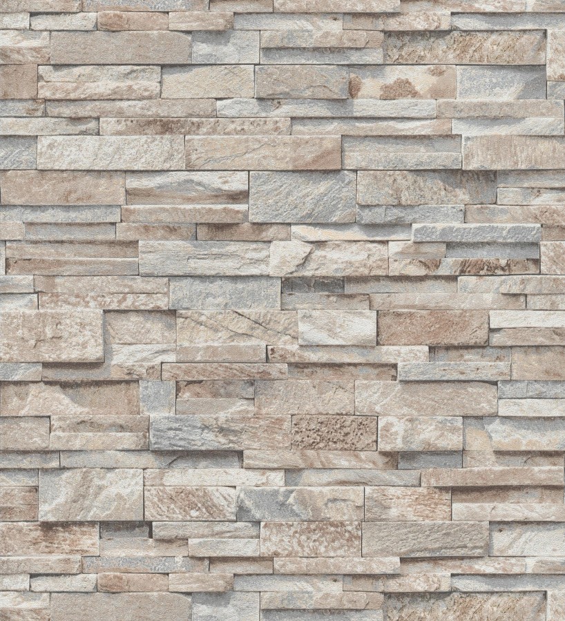 Papel pintado piedra pizarra minimalista tonos arena  Austin Stone 127671