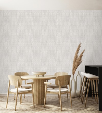 Papel pintado de espigas efecto fibra vegetal tonos malva claro Mumbai Wide 682454