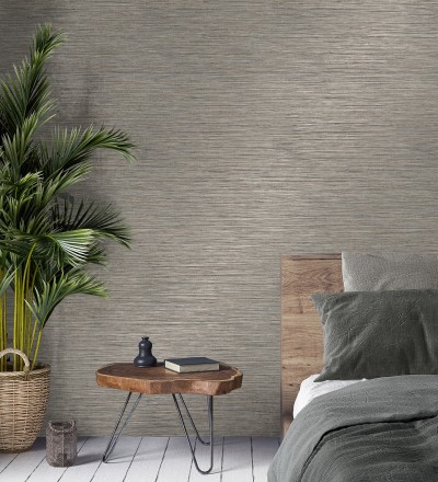 Papel pintado imitación fibra vegetal Manila Modern Fibers 682922