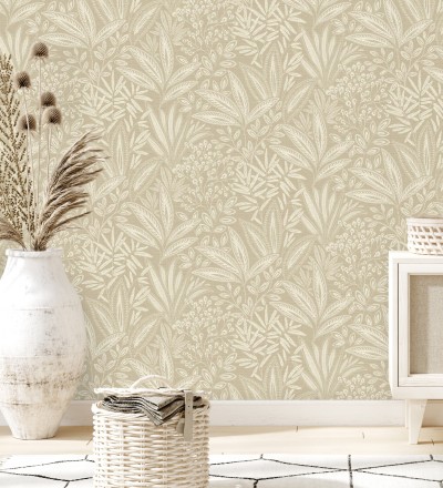 Papel pintado de hojas botánicas exóticas Jewel Blossom 682932