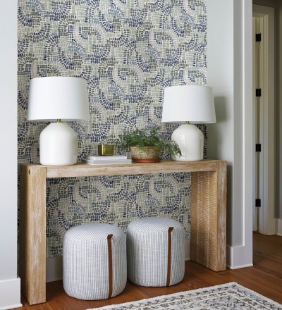 Papel pintado con mosaico abstracto Honiton Mosaic 682957