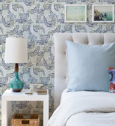 Papel pintado con mosaico abstracto Honiton Mosaic 682957