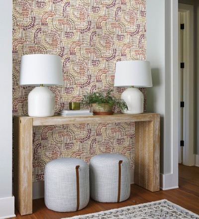 Papel pintado con mosaico abstracto Honiton Mosaic 682958