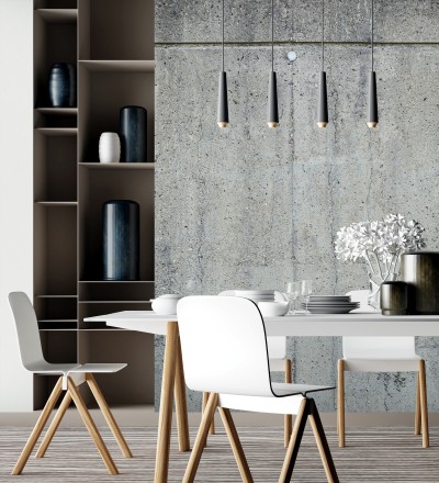 Papel pintado mural de planchas de hormigón ultra realista Industrial Charm 683220