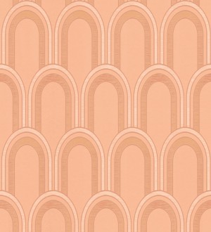 Papel pintado geométrico de arcos en estilo art déco Majestic Arches 683299
