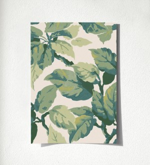 Muestra de papel pintado Savoy Leaves 683411 Savoy Leaves 500683411