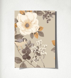 Muestra de papel pintado Caramel Rose 683361 Caramel Rose 500683361