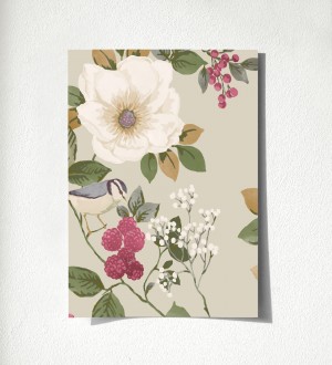 Muestra de papel pintado Caramel Rose 683362 Caramel Rose 500683362